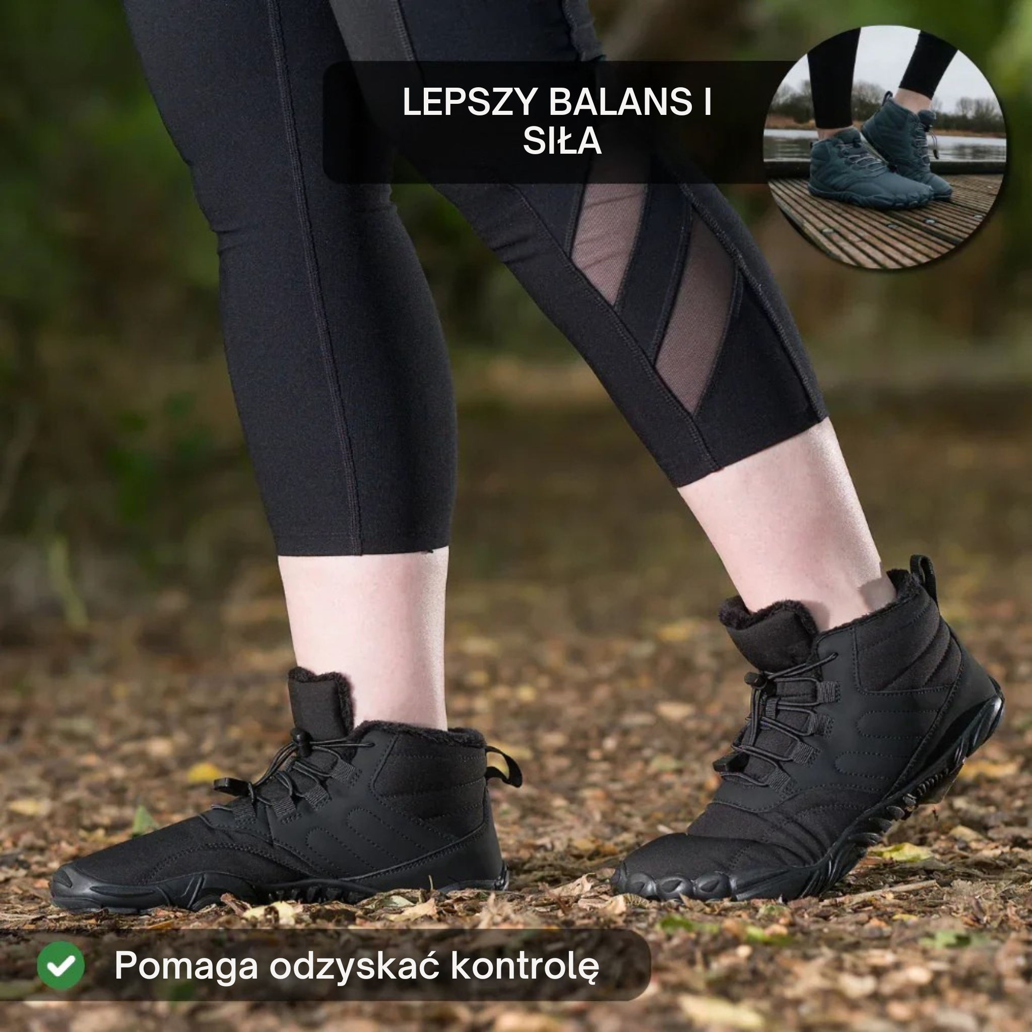 Nordix - Antypoślizgowe i Wodoodporne Zimowe Buty do Chodzenia na Boso (dla kobiet)